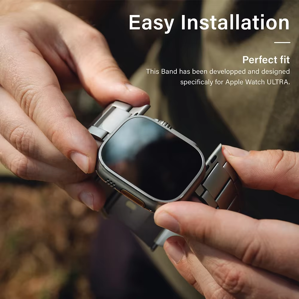 Bracelet de luxe en titane pour Apple Watch Ultra 2