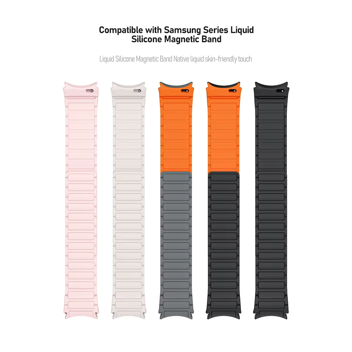 Bracelet magnétique en Silicone sans espaces