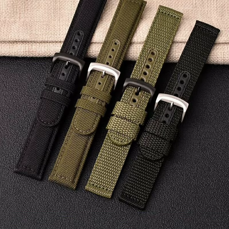 Bracelet de Montre Astronomique en Cuir et Nylon pour Homme