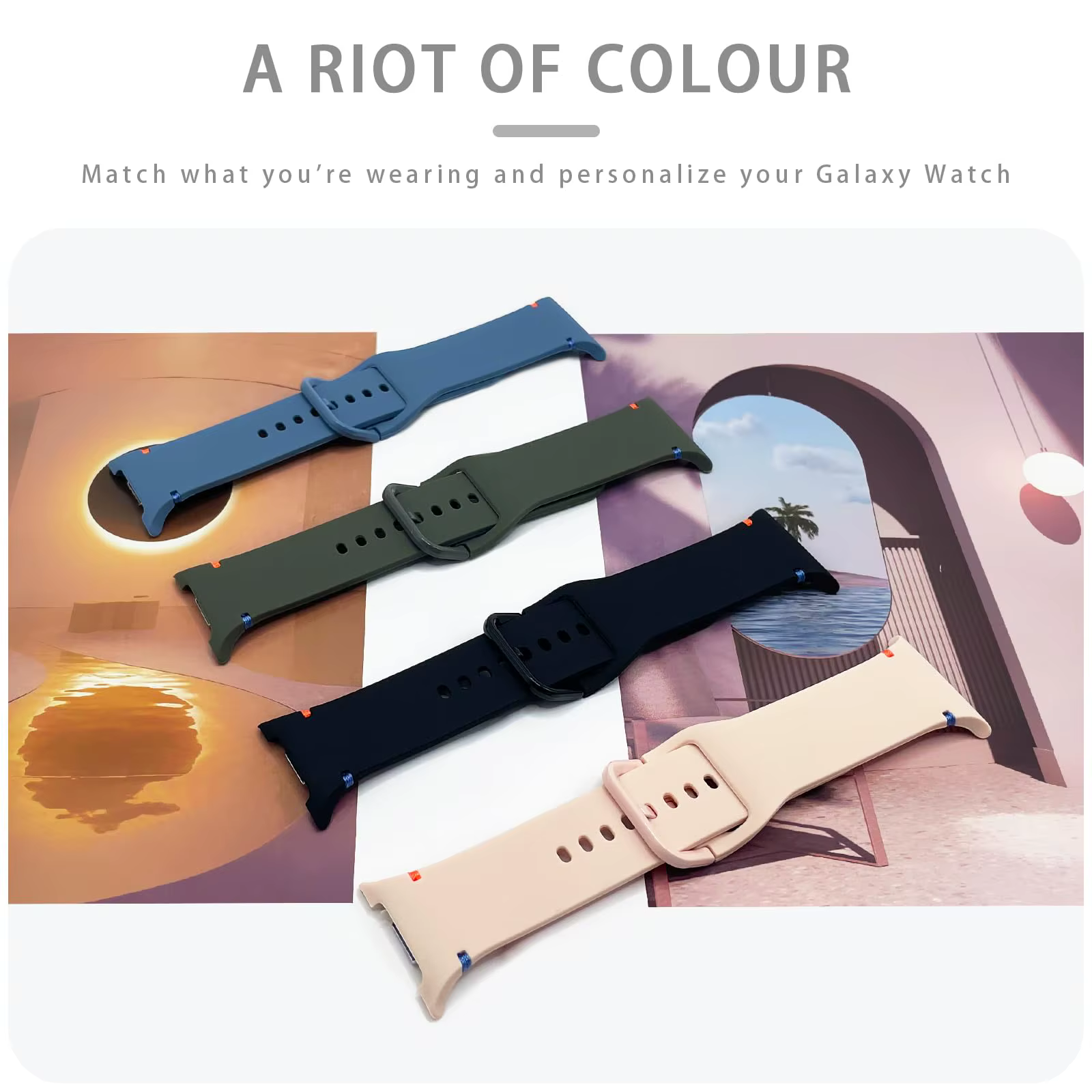 Bracelet officiel pour Samsung Galaxy Watch 8 Classic 46mm