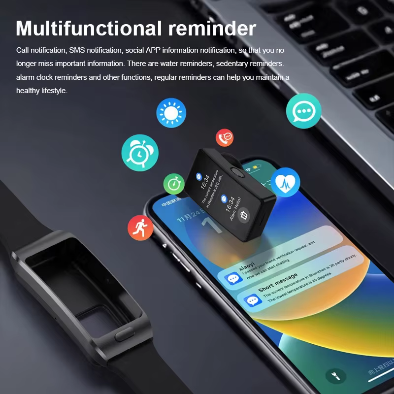 Casque montres intelligentes deux en un appels de réponse Assistant vocal surveillance de la santé Smartband contrôle des gestes Smartwatch 2025 nouveau