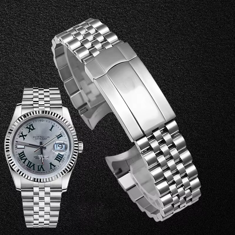 Bracelet solide présidentiel 20MM pour boîtier de montre Rolex Sub Log NH36 NH35