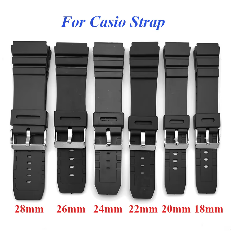 Bracelet en Silicone pour montre Casio