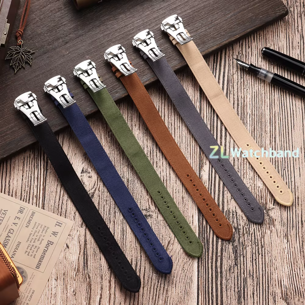 Bracelet de montre en toile de nylon de qualité supérieure pour hommes