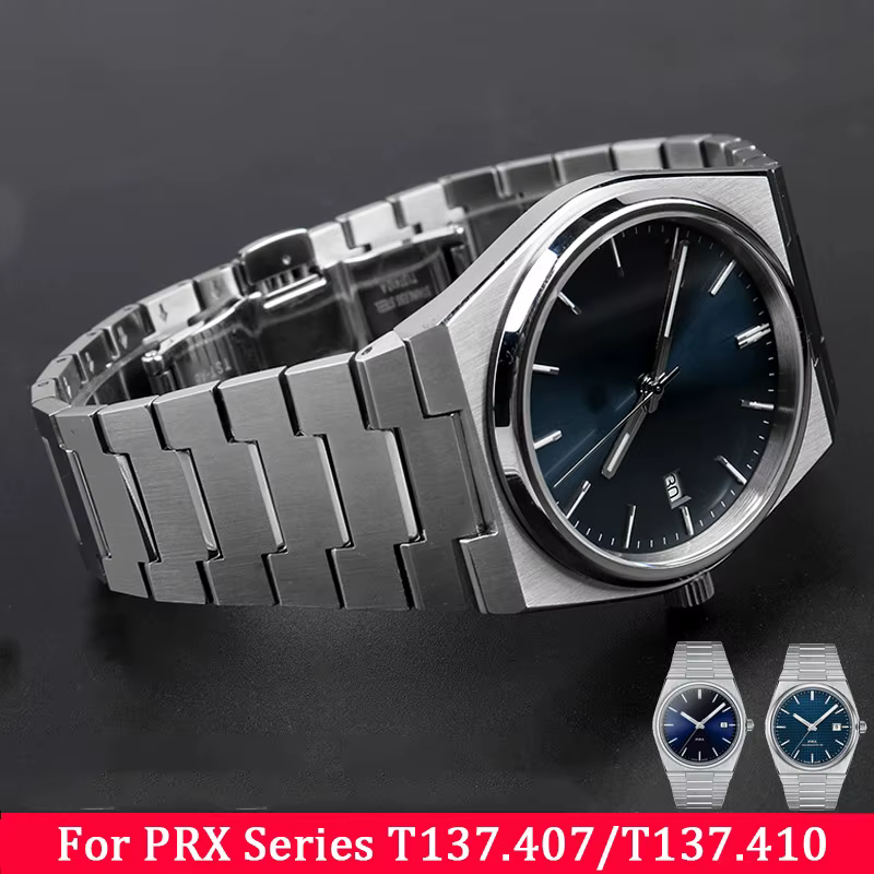 Bracelet en acier inoxydable massif pour la série Tissot PRX 35MM/40MM