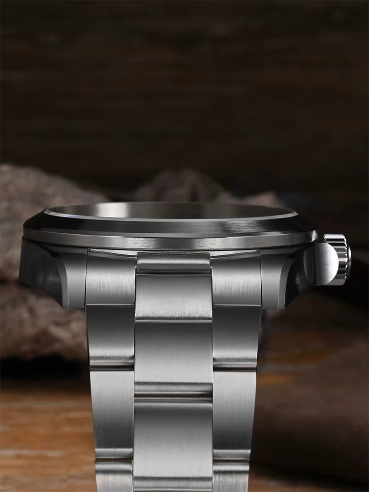 San Martin 40mm NH35 Explore série montre d'escalade pour hommes sport mécanique sur la mouche fermoir réglable 10Bar étanche SN0132