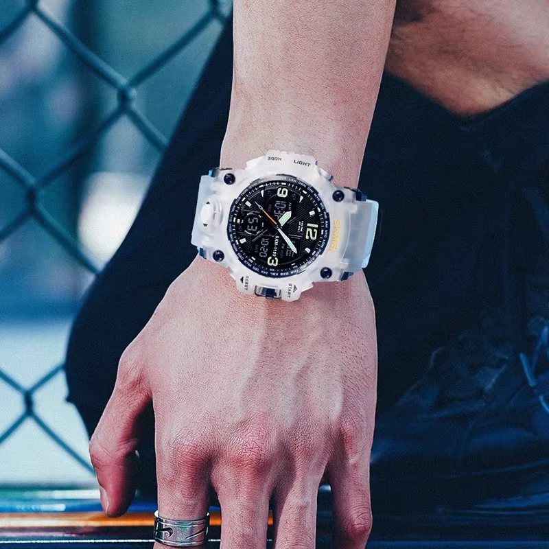 Skmei montre de Sport 5Bar étanche double affichage montres Relogio Masculino