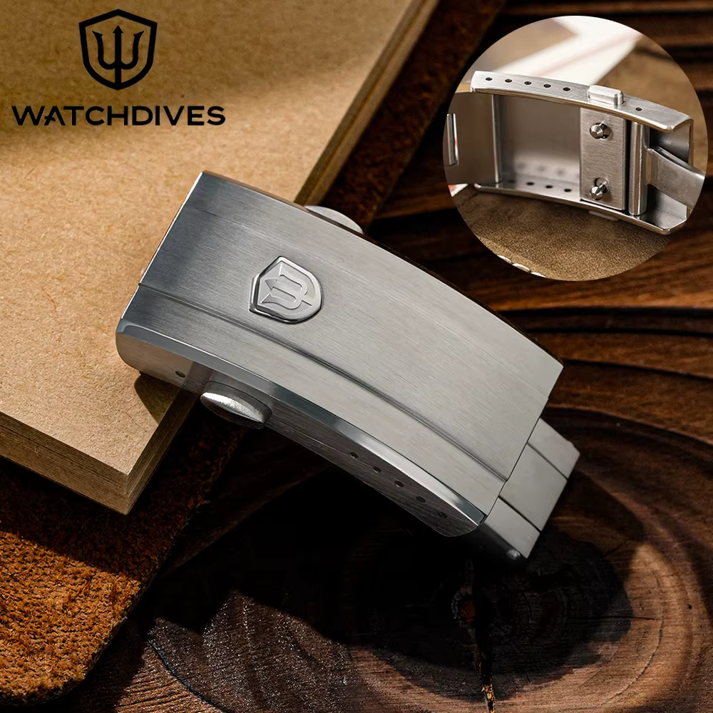 Watchdives – fermoir de montre pliable à cinq trous