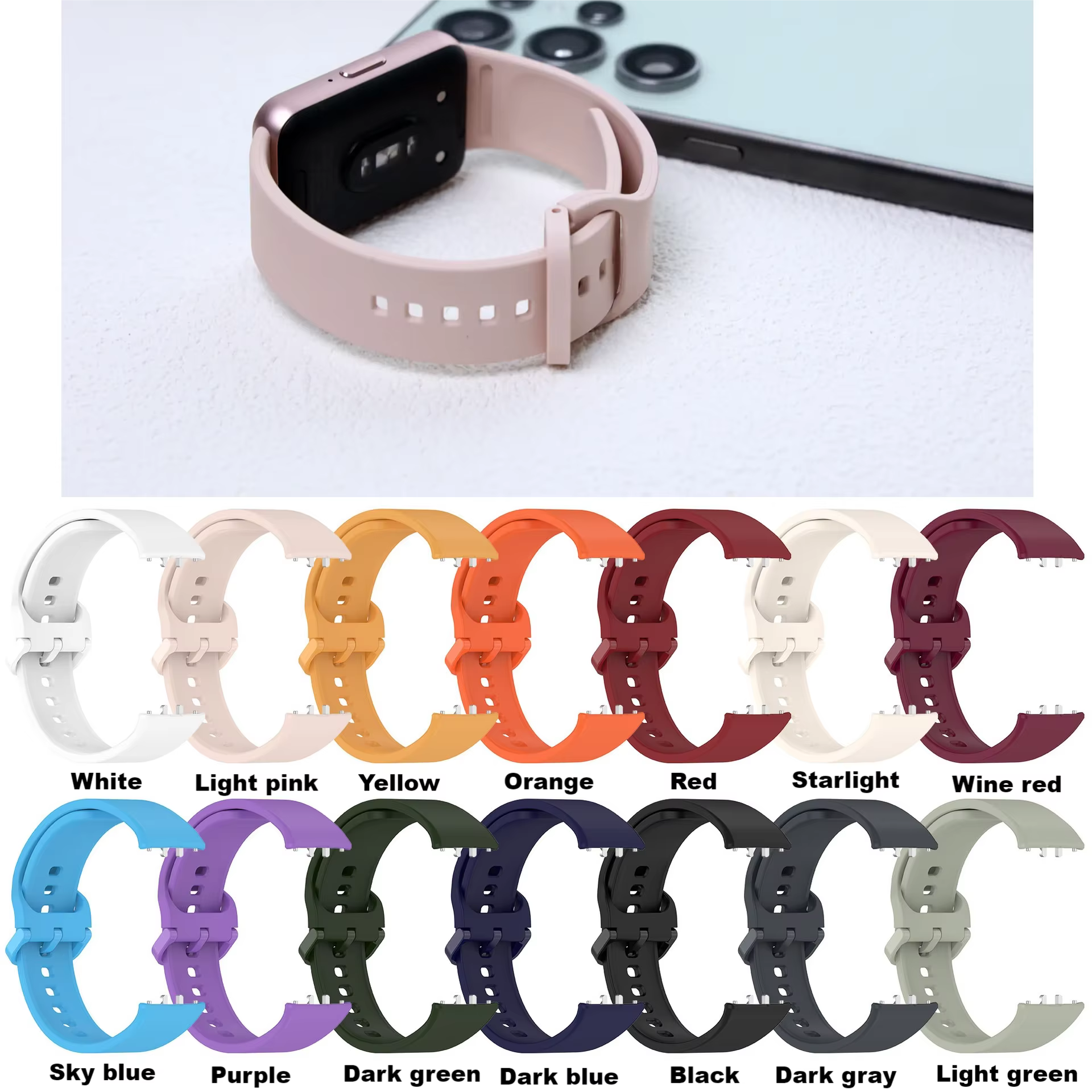 Bracelet de montre de sport de loisirs pour Samsung Galaxy Fit 3 (SM-R390)