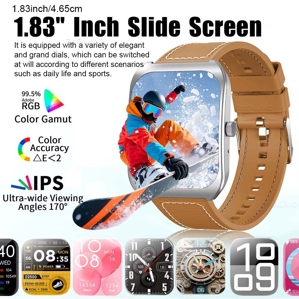 Montre connectée pour hommes et femmes