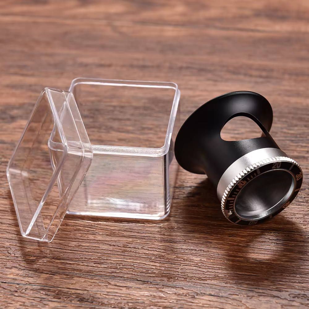 JUELONG alliage d'aluminium qualité supérieure 5X/10X/20X montre collecteurs Loupe oculaire pour RLX SubMariner et série GMT