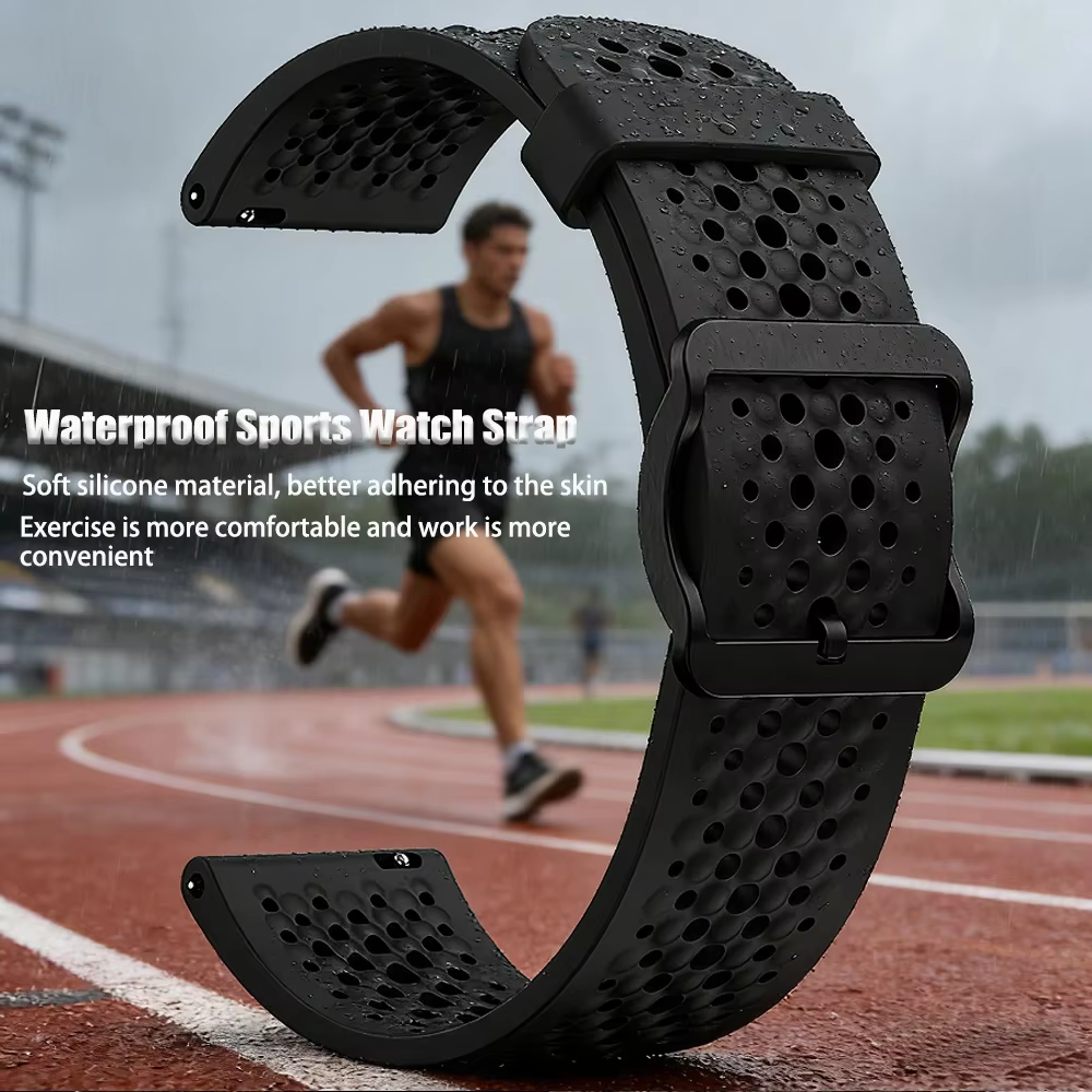 Bracelet de sport respirant 20mm 22mm pour montre Amazfit Active Max