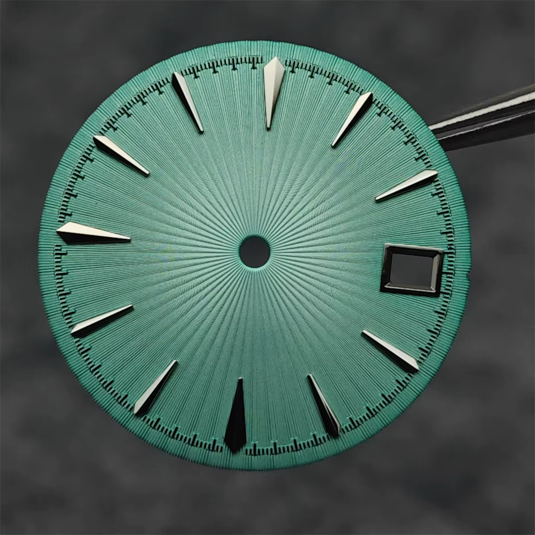 Cadran de montre 29mm, Surface à motif Radial avec Date unique, pièces de rechange pour montre pour hommes et femmes, pour mouvement NH35/NH36