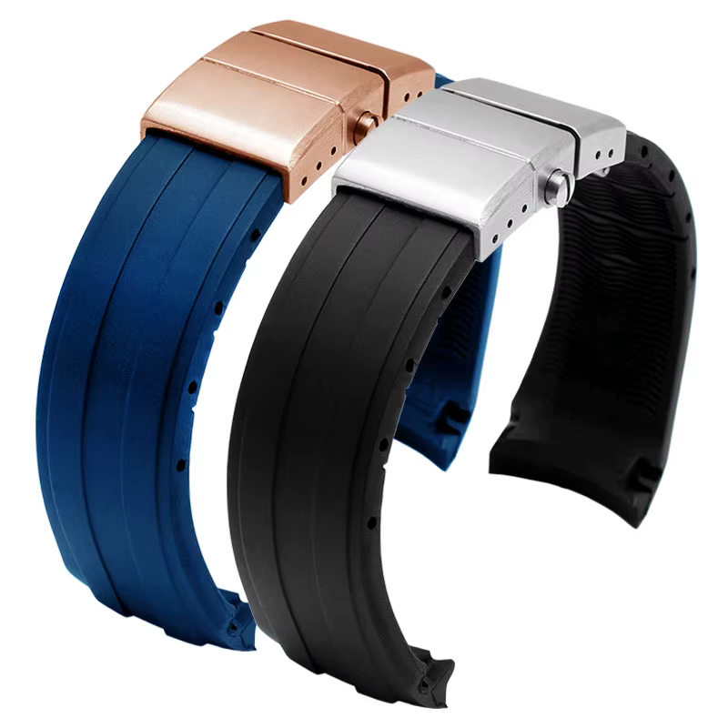Bracelet de montre en caoutchouc Silicone de haute qualité