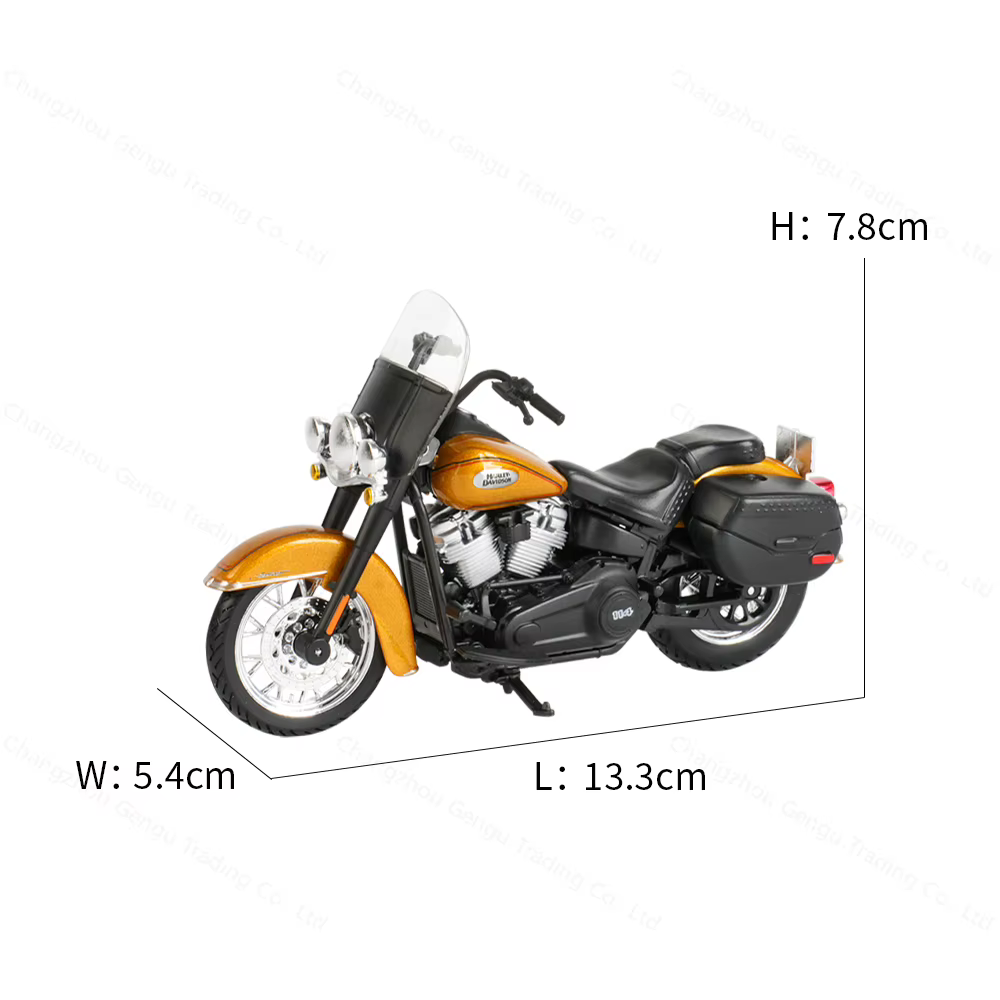 Maisto 1:18 harley-davidson 2023 HARLEY-DAVIDSON héritage classique moulé sous pression véhicules loisirs de collection moto modèle jouets