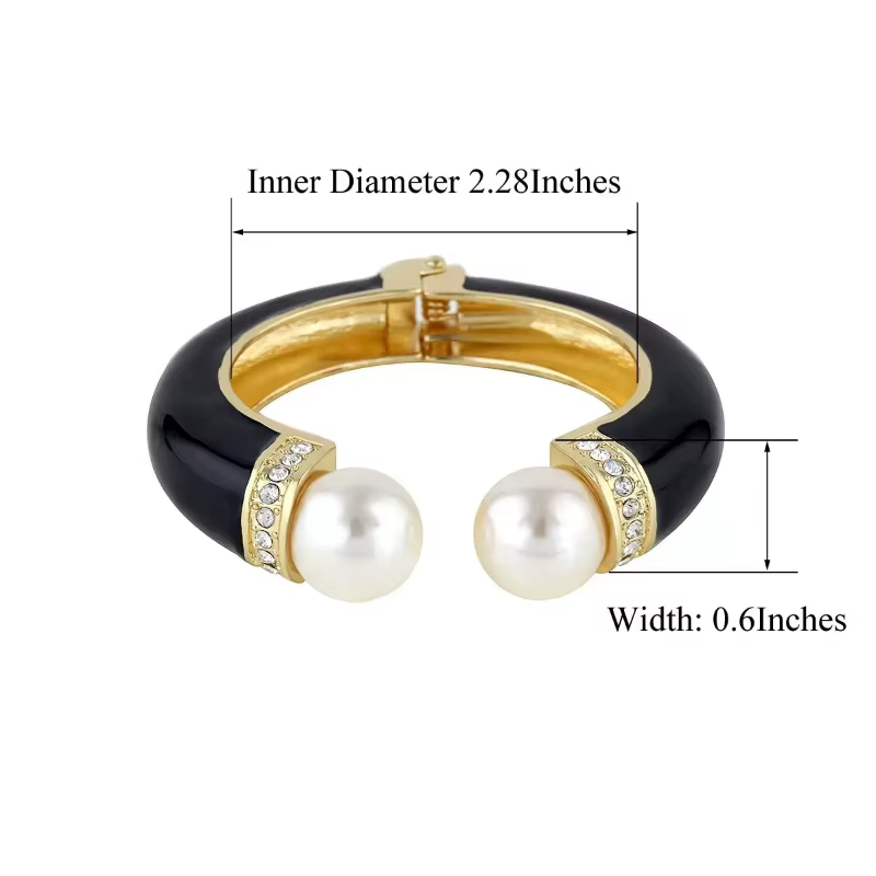 Bracelet manchette personnalisé à double perles pour femme, plusieurs couleurs disponibles, accessoire de bijouterie pour fêtes et fiançailles