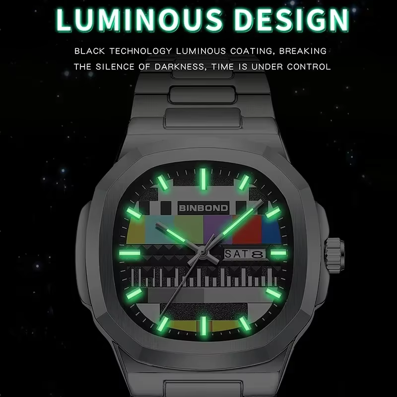 Montre homme BINBOND Fashion