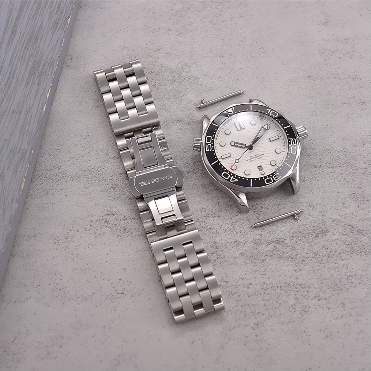 Bracelet de montre en acier pour Jubilee Flat Watch