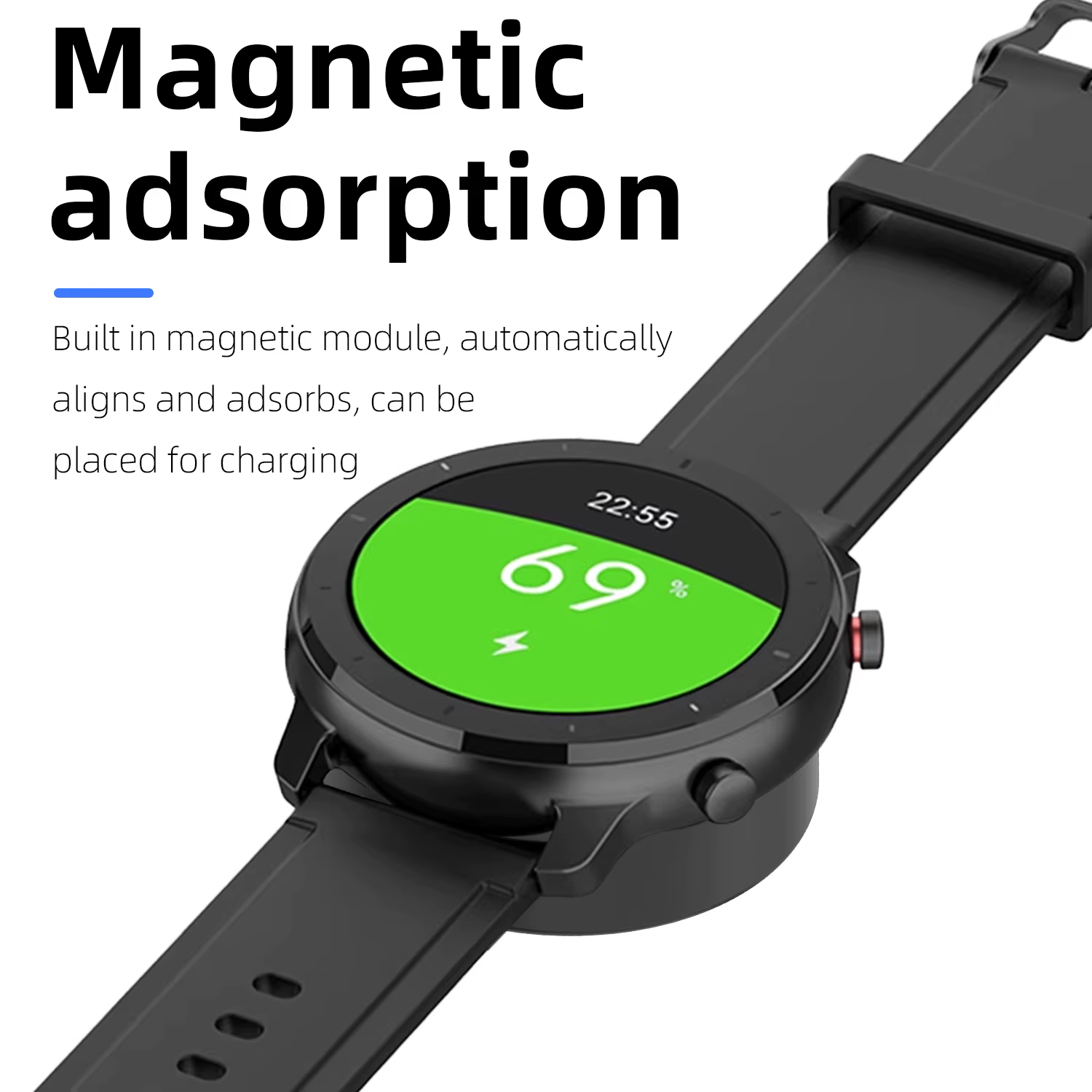 Chargeur de montre connectée USB de remplacement pour Amazfit Active2/GTR3/GTS3/GTR4/GTS4