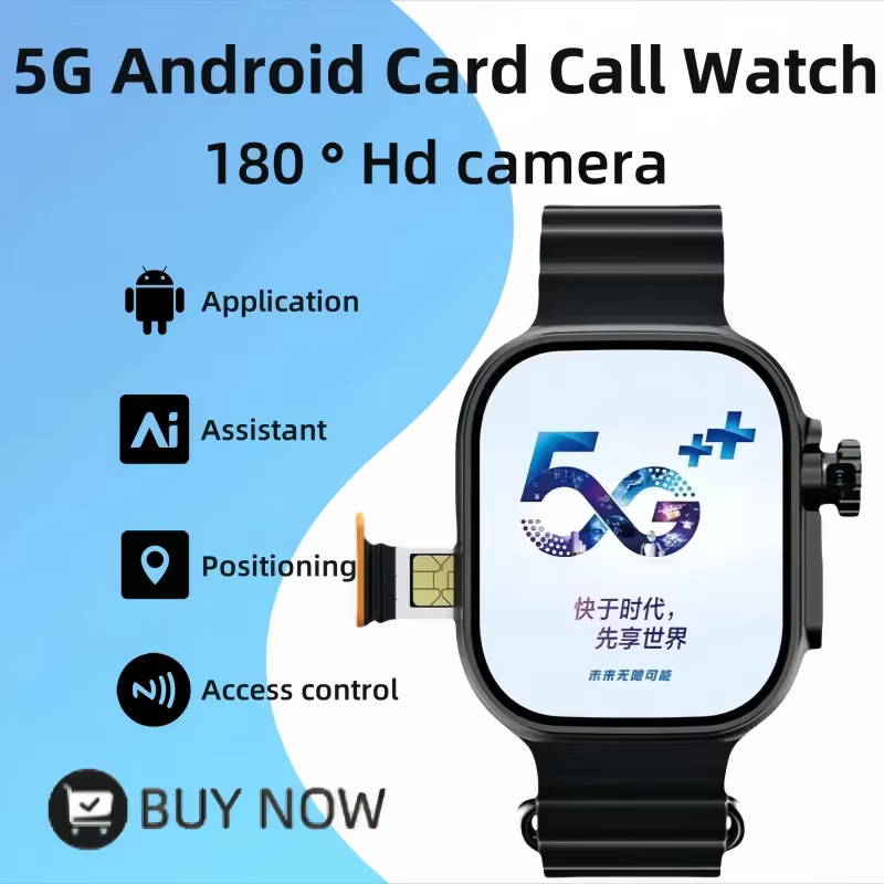 Nouveau Ultra Ai3 Smartwatch 4G Android Amoled HD caméra GPS WIFI Google Play Store App télécharger jeu Bluetooth
