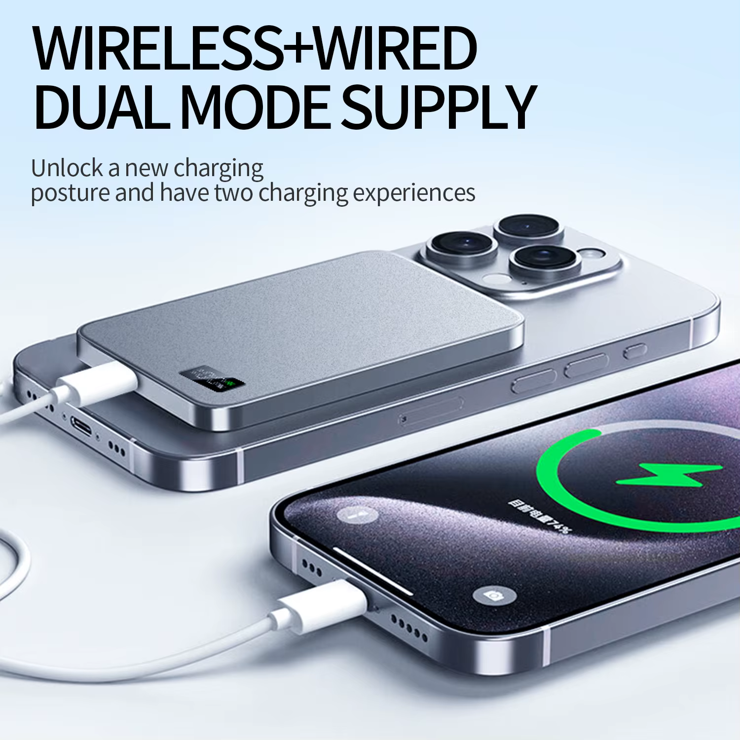 Magsafe PowerBank pour Apple Watch 49 45 44 46mm chargeur sans fil portable pour iPhone série Samsung batterie externe