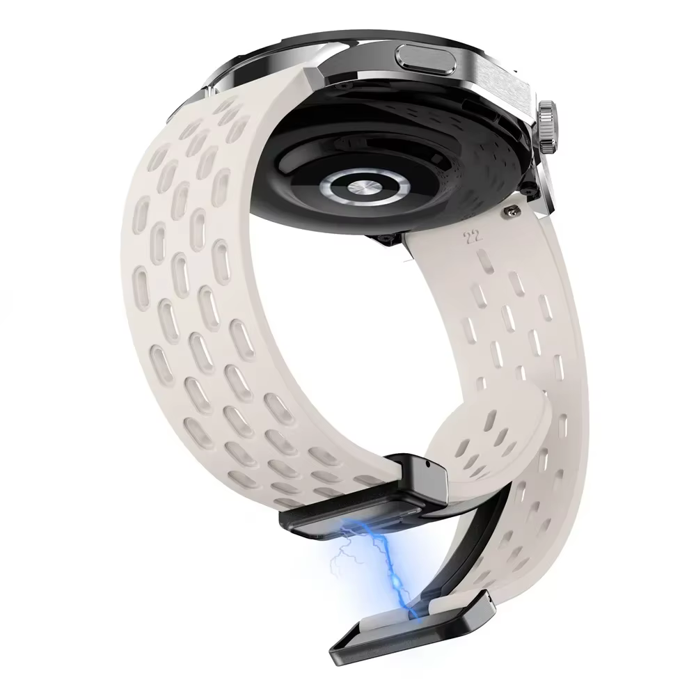 Silicone Bracelet Correa For Realme Watch 5 Magnetic D Buckle 22mm Watchband