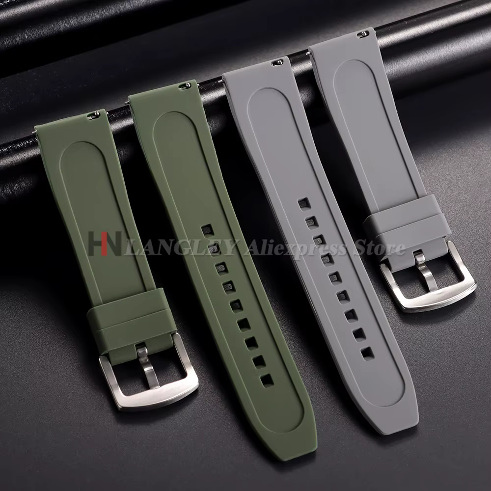 Bracelet en caoutchouc imperméable pour Rolex 20mm 22mm pour Armani pour Omega