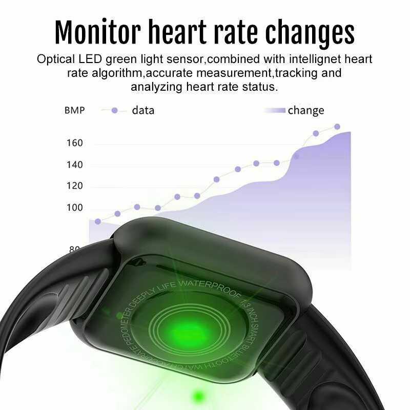 Montre intelligente multifonctionnelle pour hommes et femmes