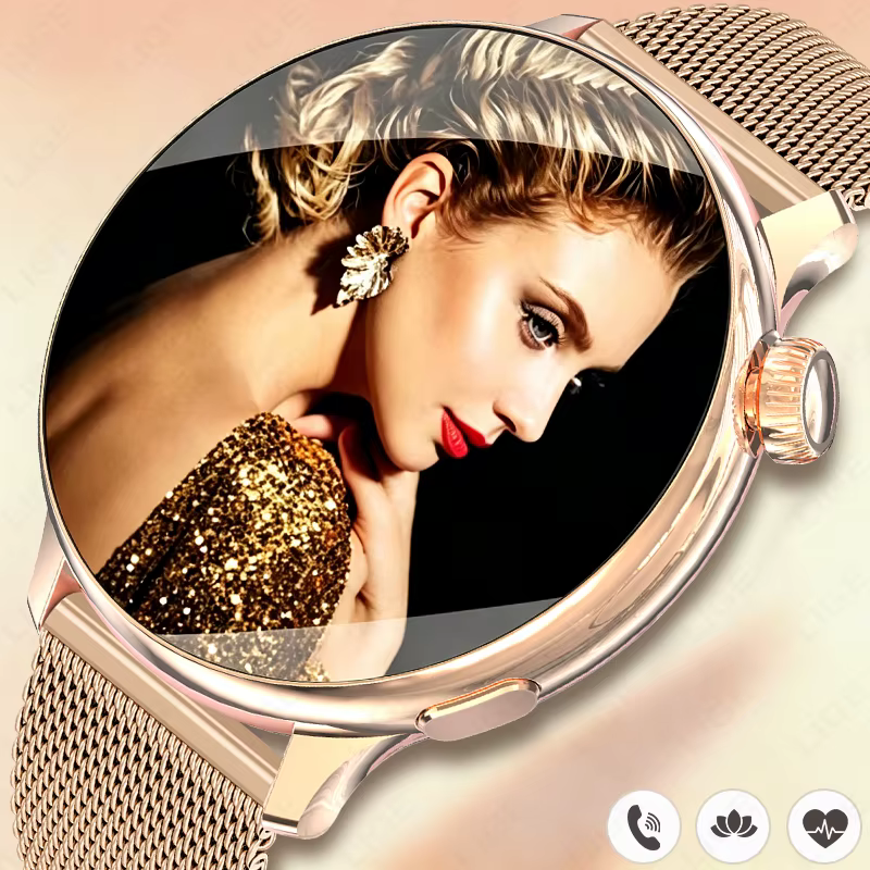 Montre connectée de luxe LIGE pour femmes