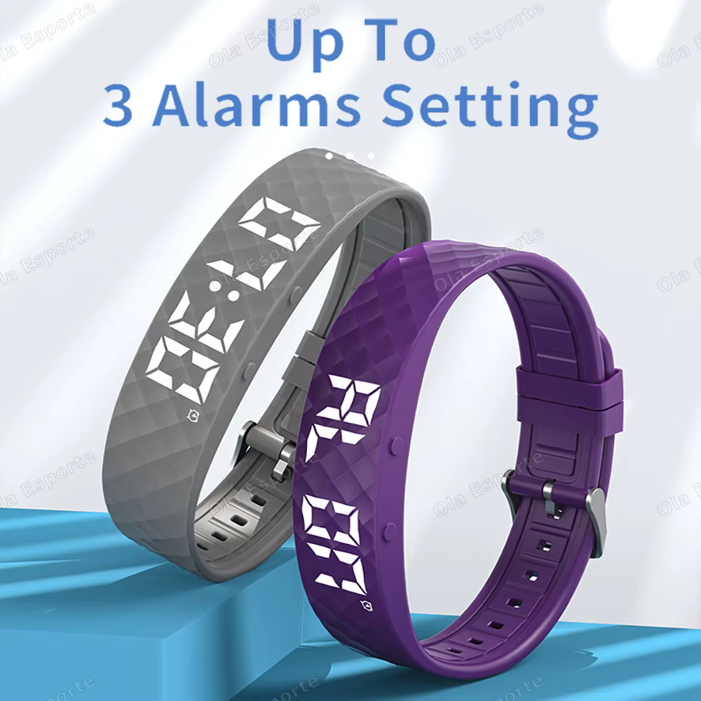 Bracelet Connecté Sportif Extérieur 2026 avec Alarme Vibrante