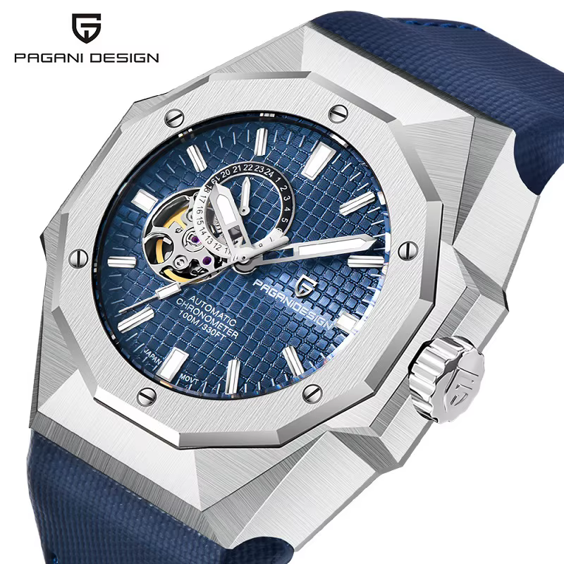 Wildani Design-Montre-bracelet automatique pour homme