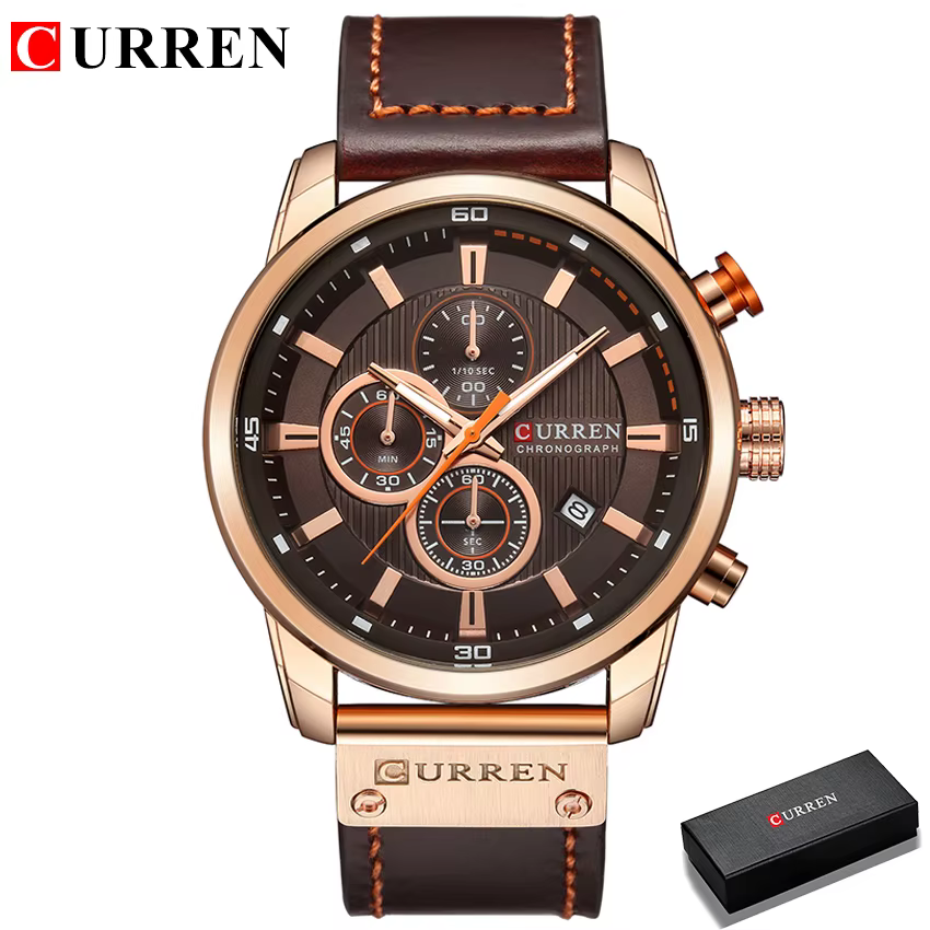 Montre chronographe à quartz pour homme CURREN 8291