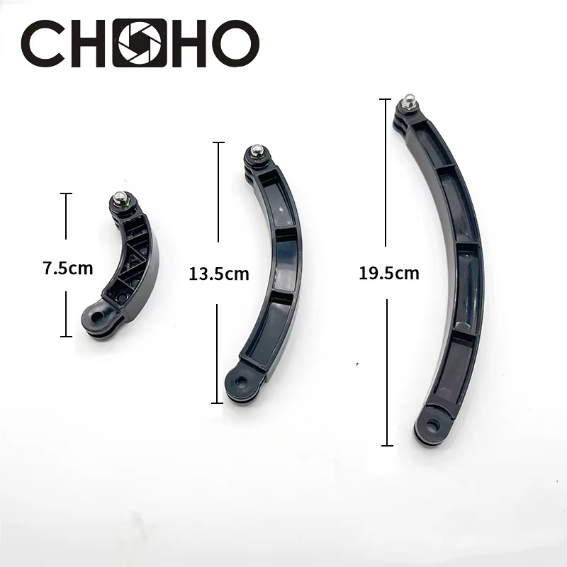 Pour Gopro 13 accessoires auto-Selfie bâton casque bras Extension incurvée 3 voies