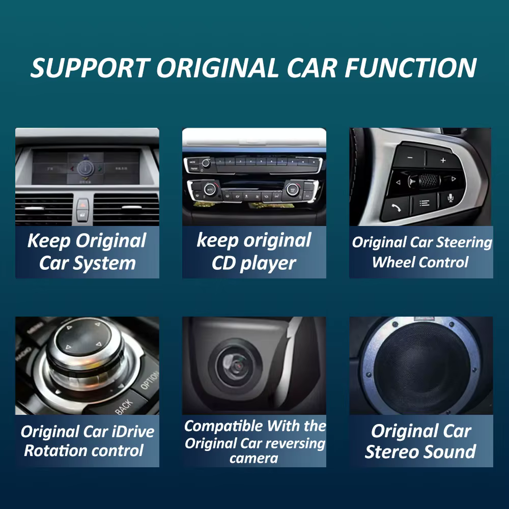 Navigation GPS Android 16 pour BMW X5 X6 E70 E71 2008 - 2013 système ClC/CCC autoradio lecteur multimédia BT 4G DSP stéréo WiFi 4G