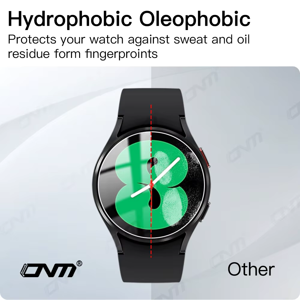 Verre trempé 9H pour Samsung Galaxy Watch 7/6/5/4 40/44mm Classic 43/47mm Pro