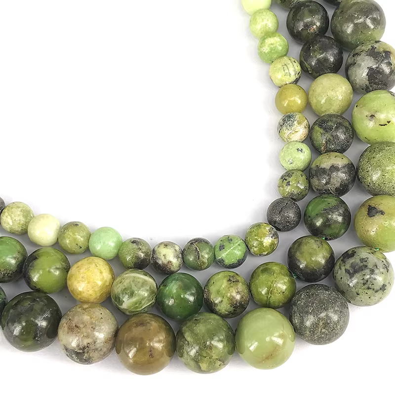 2025 nouvelle Chrysoprase naturelle 100% pierre perles rondes en vrac fabrication de bijoux 6/8/10MM bracelets à bricoler soi-même collier perles accessoires