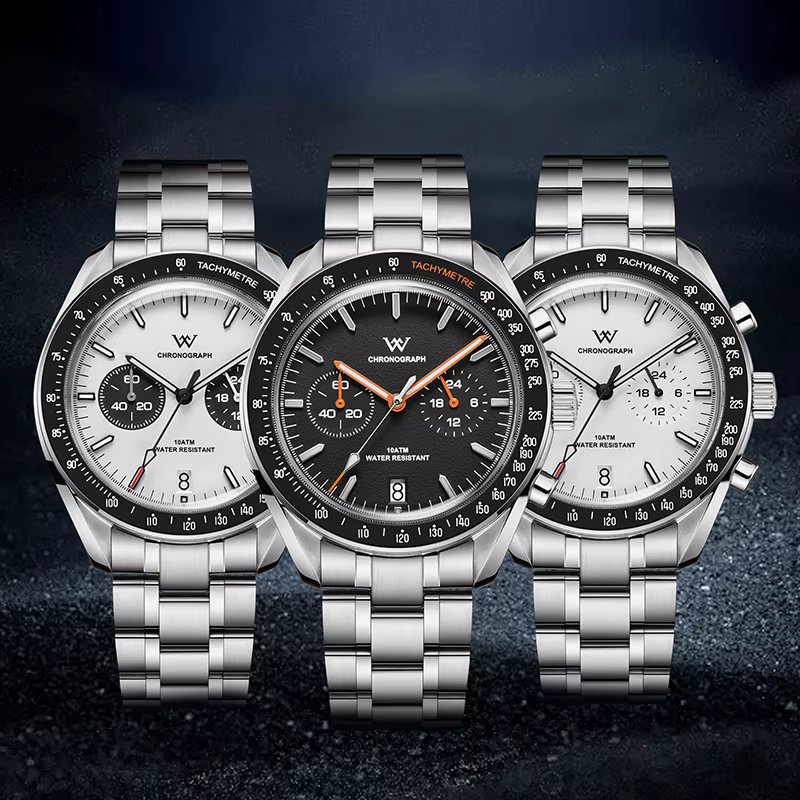 WM Watch – montre à Quartz chronographe pour hommes