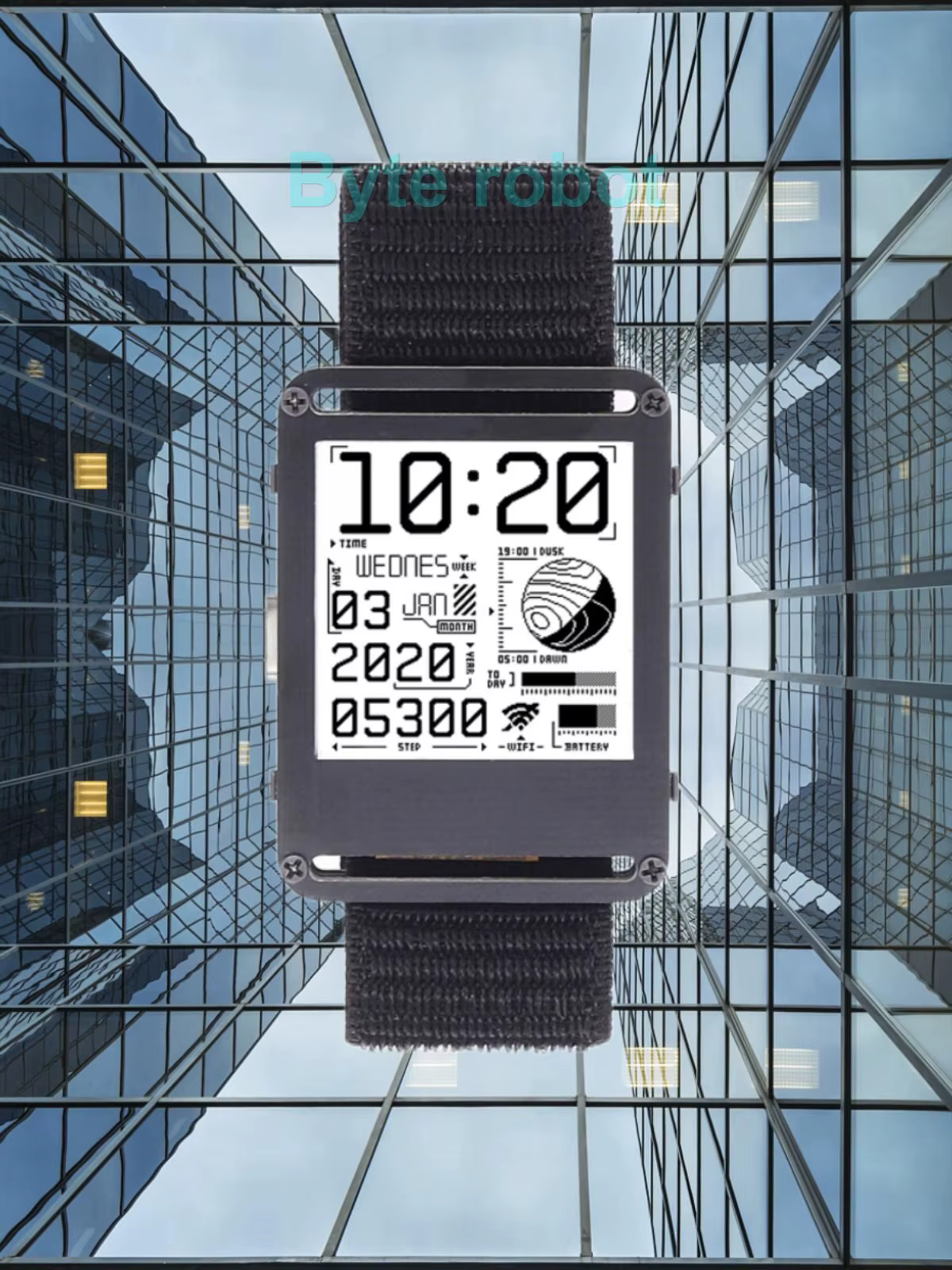 Montre intelligente ESP32 Open Source Watchy V2.0 avec écran E-ink