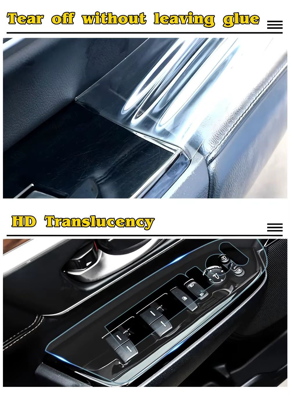 Film de protection transparent anti-rayures pour tableau de bord multimédia GPS, accessoires de voiture pour modèles Peugeot 2008 22-25