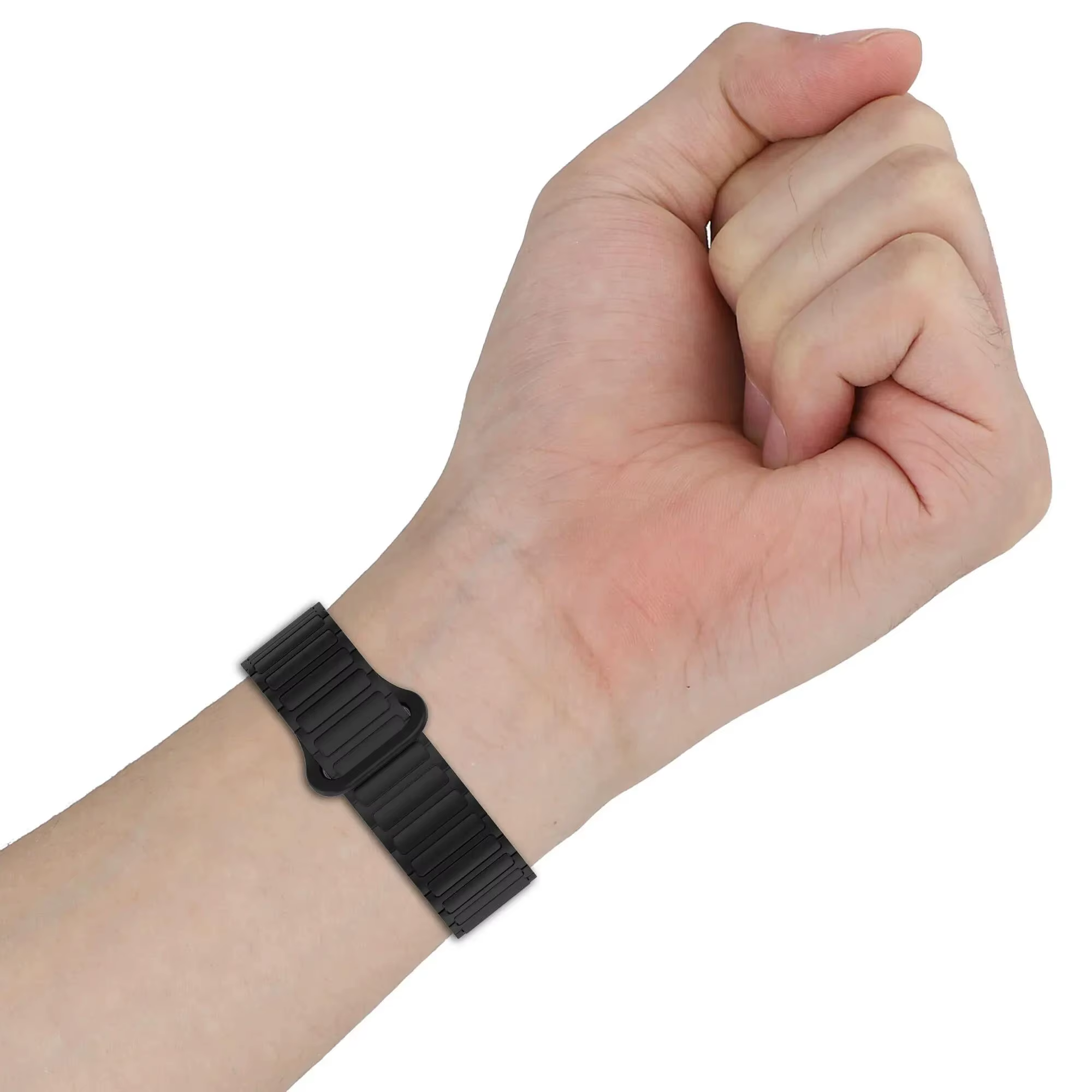 Compatible avec Garmin Fenix 8 7X 7 7S Bracelet magnétique en silicone