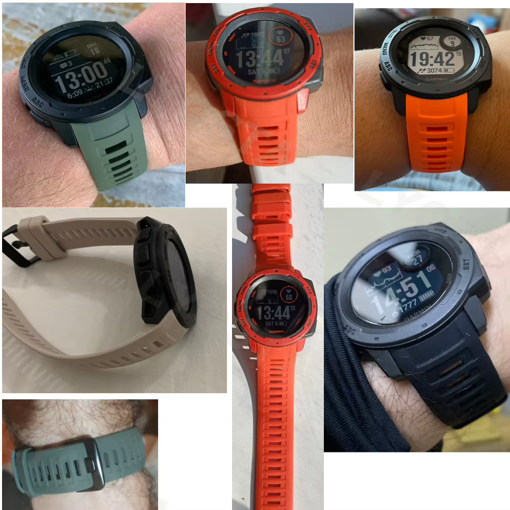 Bracelet en silicone pour Garmin Instinct 2 Solar