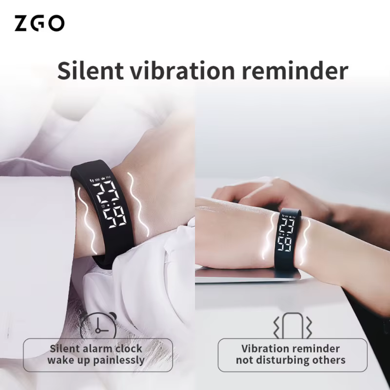 ZGO montre multifonctionnelle pour hommes garçons filles sport IP65 étanche podomètre chronographe réveil 663X