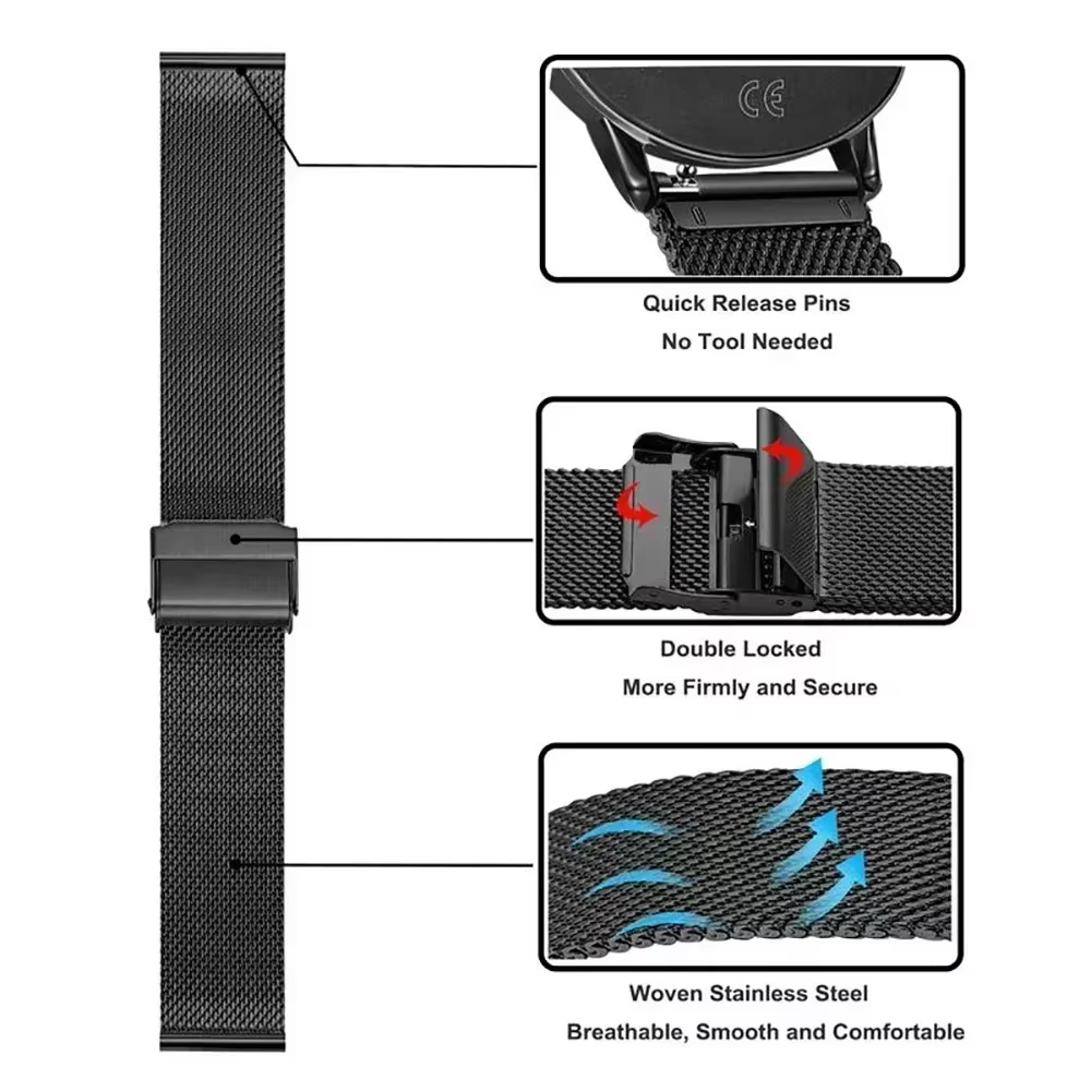 Bracelet de montre pour Garmin Vivoactive 6 5 4 Smartwatch
