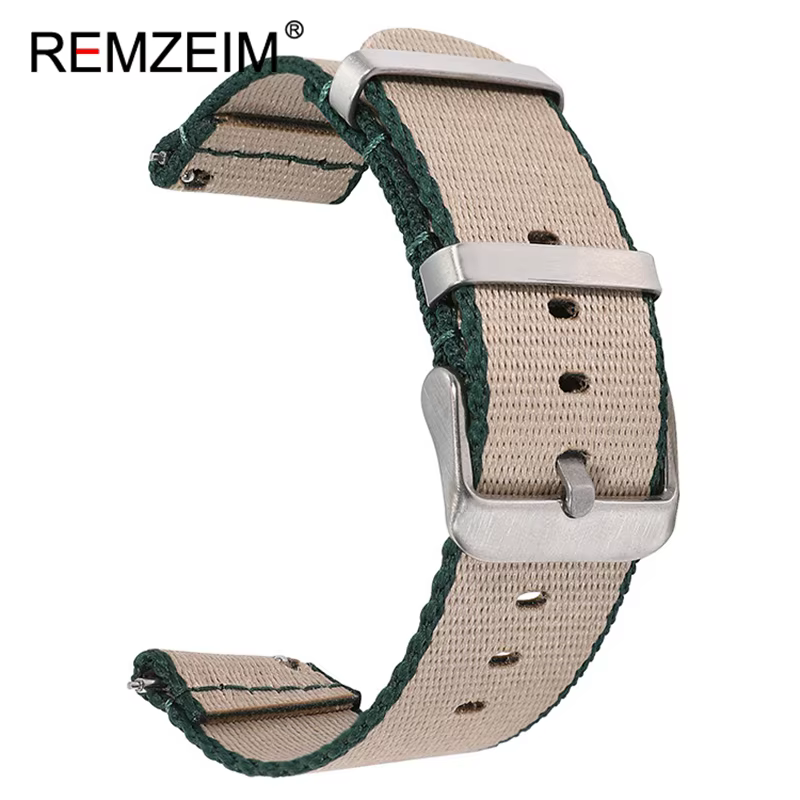 Bracelet en nylon lisse de qualité supérieure pour hommes et femmes