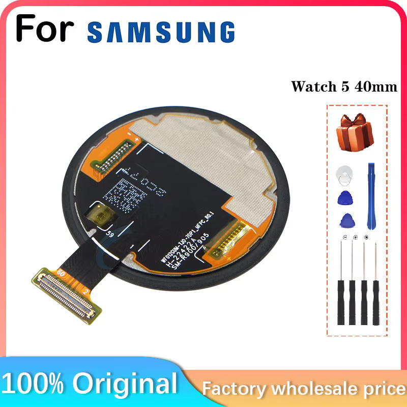 Pour Samsung Galaxy Watch 5 40mm SM-R900 SM-R905 Bluetooth Smart Watch LCD Affichage Remplacement et Réparation