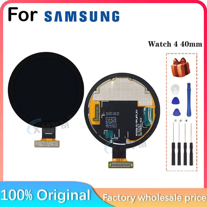 Pour Samsung Galaxy Watch 4 40mm R860 R865 SM-R860 SM-R865 smartwatch Bluetooth WiFi + LTE LCD écran plaque de couverture en verre remplacer