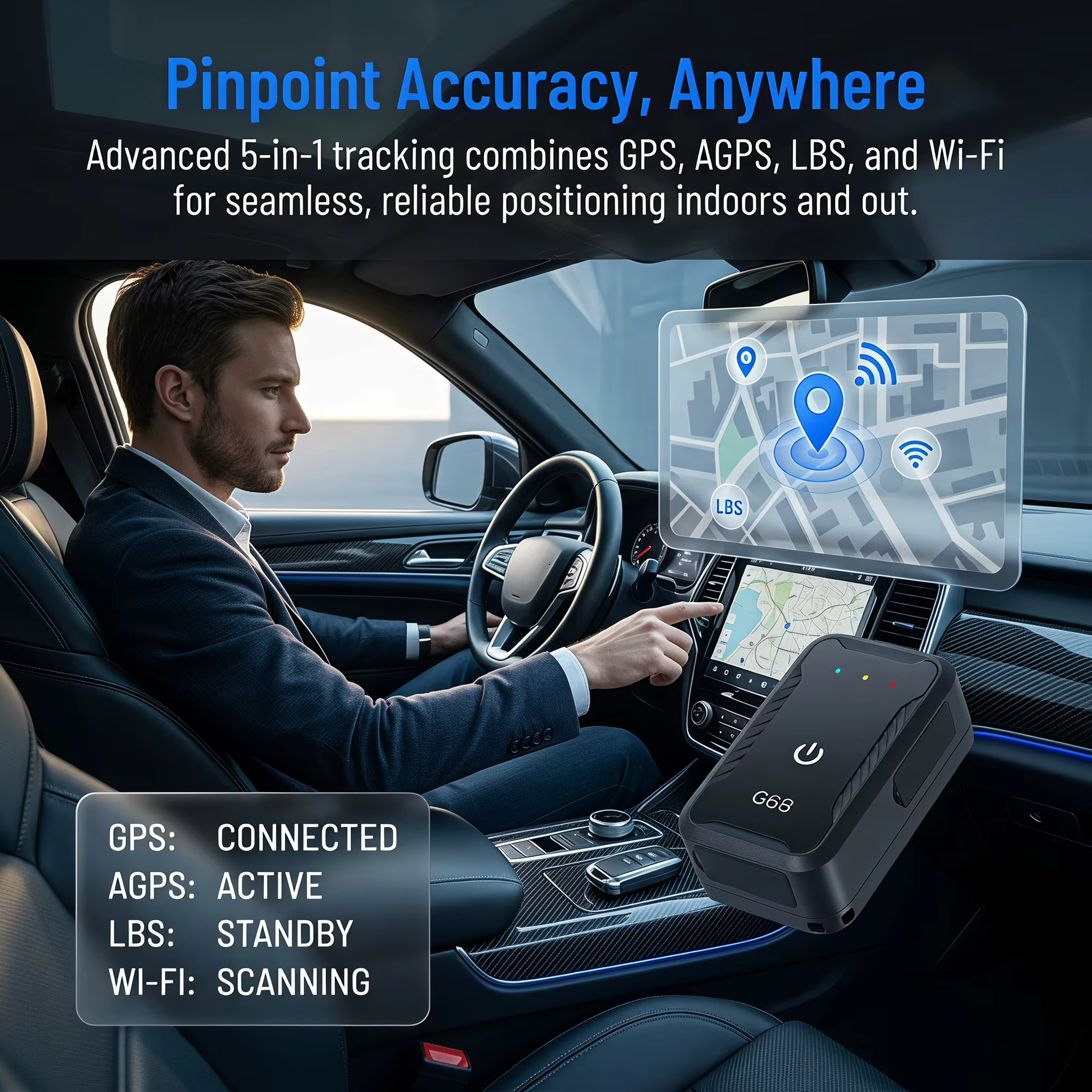 Mini traceur GPS 4G en temps réel pour voiture, moto, enfants, personnes âgées, animaux de compagnie, bagages, sacs à dos, objets de valeur, équipement anti-perte