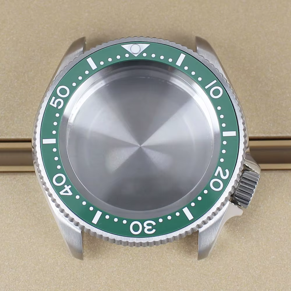 Acier inoxydable 3.8 SKX Mod 38mm boîtier de montre saphir pour Seiko NH35 NH36 NH38 NH34 4R36 mouvement 120 clics