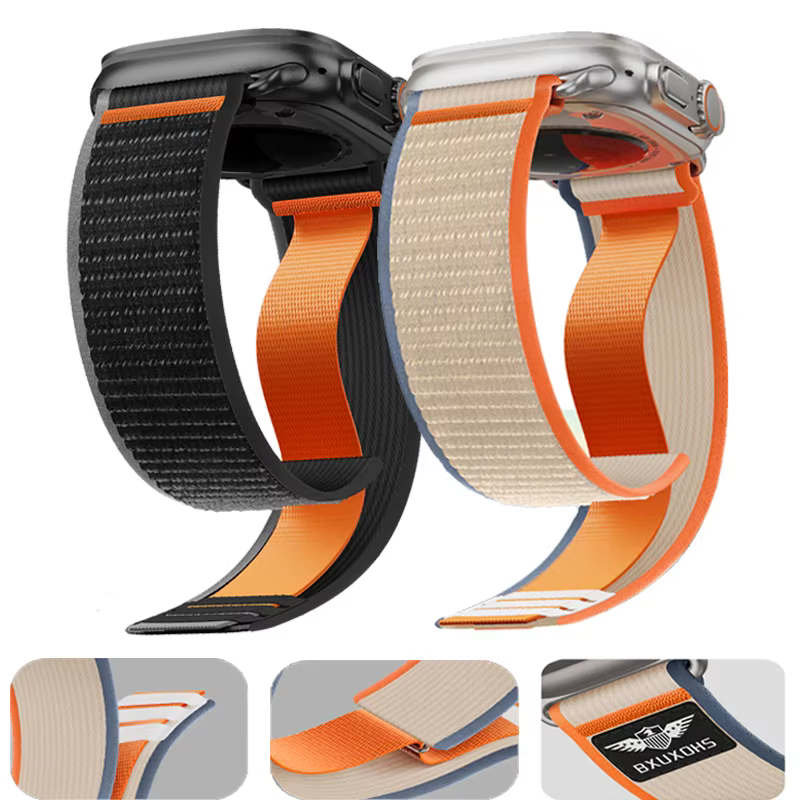 Boucle de sentier pour bracelets de montre Apple Ultra 3 2 49mm 44mm 46mm 45mm 40mm 42mm