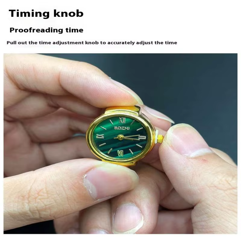 Montre Bague à Doigt Tendance : Accessoire de Mode Créatif